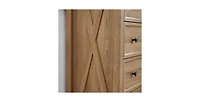 Flynama Minimalist 5 Drawer Dresser Sturdy Construction for Bedroom Living Room Storage