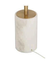 Possini Euro Design Italian Modern Floor Standing Lamp with Riser 69.5" Tall Metal Drum Shade Living Room Reading House Bedroom