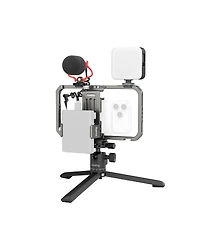 SmallRig 3384D All-in-One Video Kit for Smartphone Creators with Audio and Lighting System