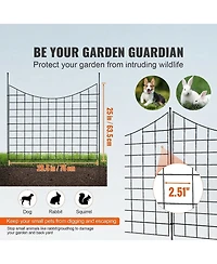 Inolait Metal Animal Barrier Fence for Outdoor Patio and Dog Containment