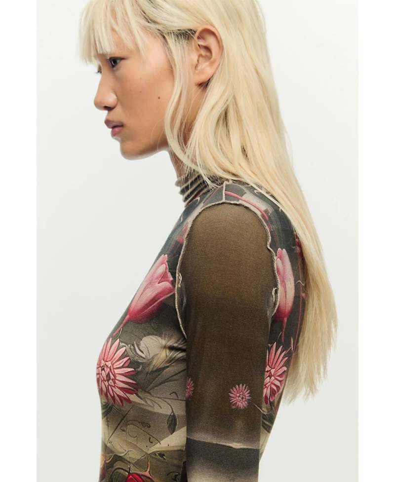 Desigual Women's Landscape mirror dress