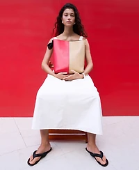 Selection Mango Women's Padded Leather Strap Sandals