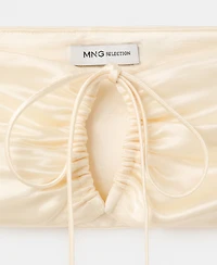 Selection Mango Women's Satin Bandeau Top