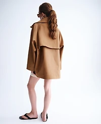 Selection Mango Women's Oversized Funnel Neck Jacket