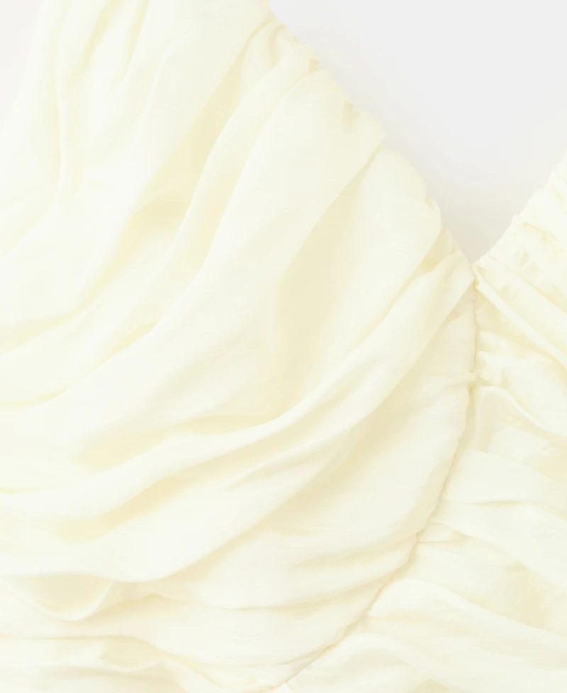 Selection Mango Women's Pleated Fitted Dress