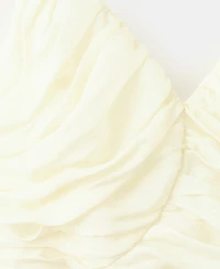 Selection Mango Women's Pleated Fitted Dress