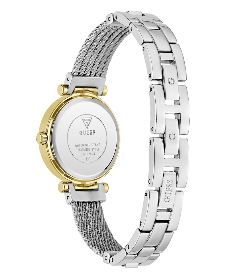 Guess Women's Two-Tone Stainless Steel Analog Watch, 27mm