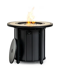 Streamdale Furniture 50K Btu Propane Fire Pit Table w/ Mosaic Top