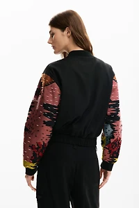 Desigual Women's Jacket Sleeves Patch