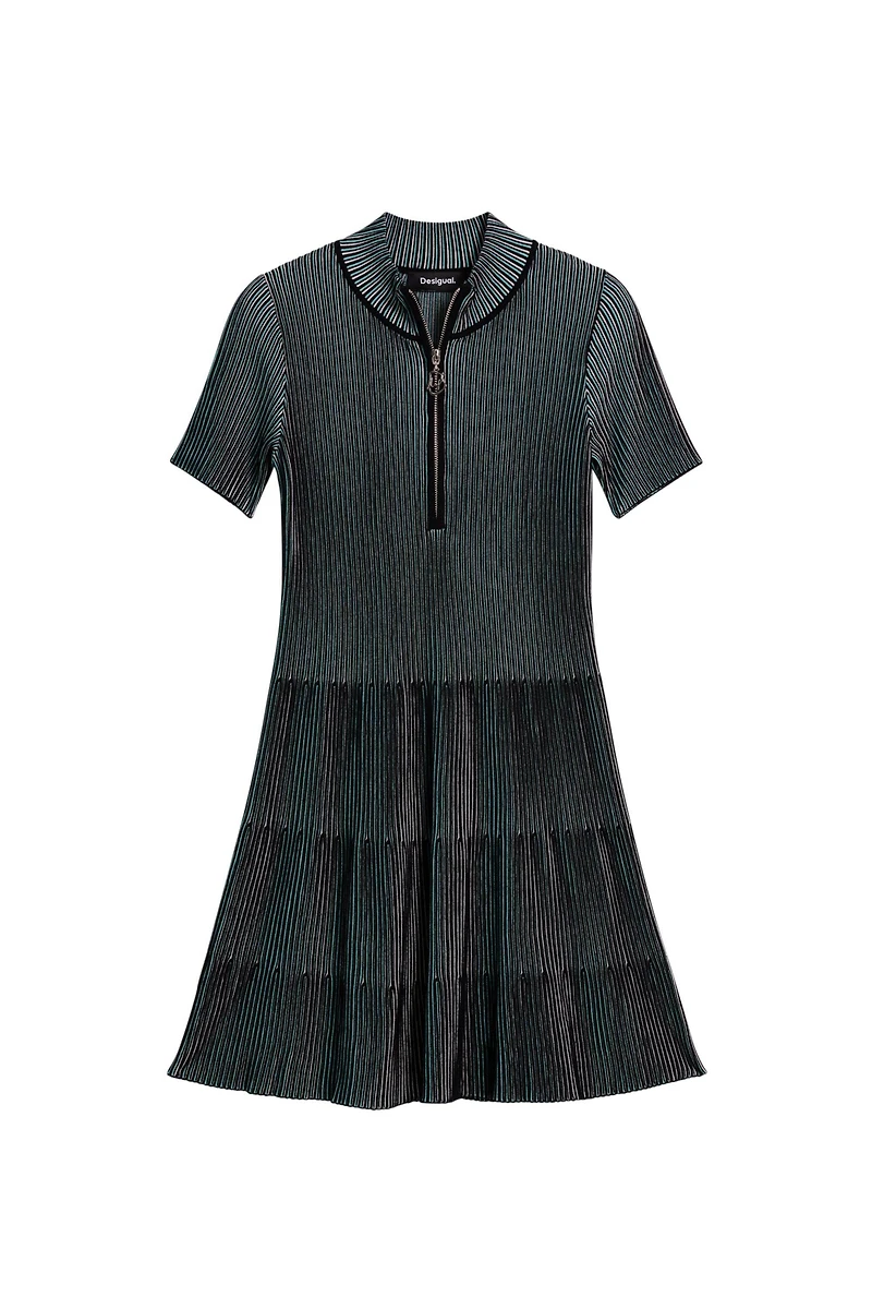 Desigual Women's Textured zipper dress