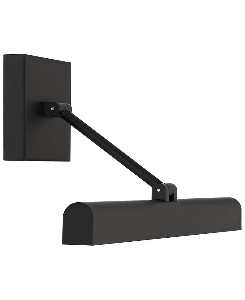 Possini Euro Design Henry 24" High Modern Picture Wall Lamp Light Fixture Mount Living Room Indoor Hallway Led Hardwired Black