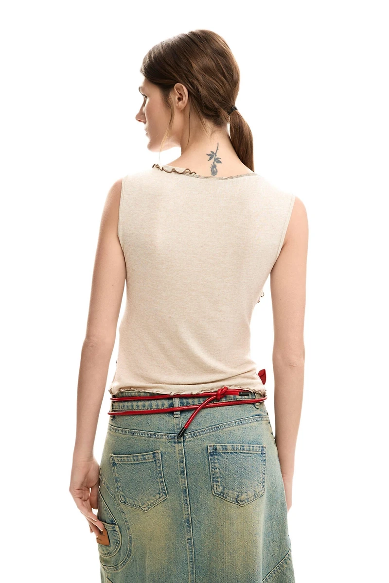 Desigual Women's Layered Trimmed T-Shirt