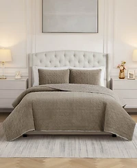 Bcbg Astor Velvet 3-Pc. Quilt Set