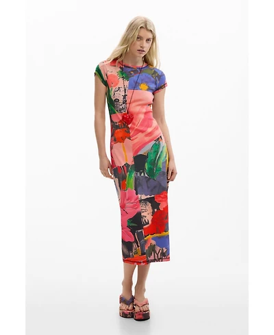 Desigual Women's Printed fitted dress