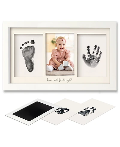 Inkless Baby Hand And Footprint Kit Frame, Mess Free Picture Frame for Newborn