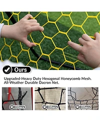 Happy Jump Portable Soccer Rebounder Net for Kids Soccer Training Practice