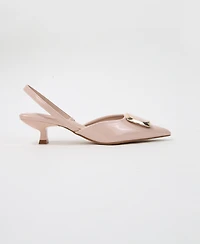 Berness Geometric Women's Ornament Slingback Heels