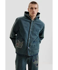 Desigual Men's Reversible Mickey denim jacket