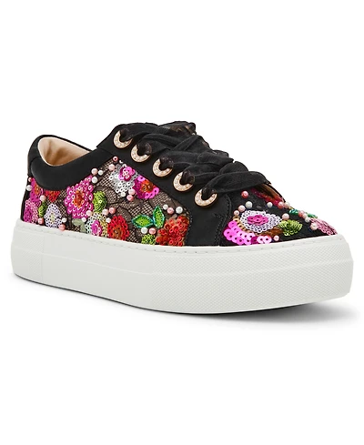 Betsey Johnson Women's Bonny Lace-Up Sneakers