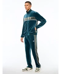 Sergio Tacchini Men's Forato Velour Track Jacket
