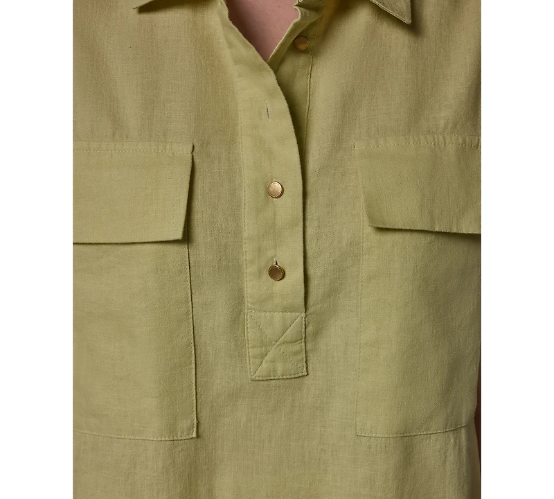 Donna Karan New York Women's Collared Neck Shirt