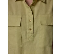 Donna Karan New York Women's Collared Neck Shirt