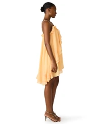 Steve Madden Women's Ruffled Square Neck Dress