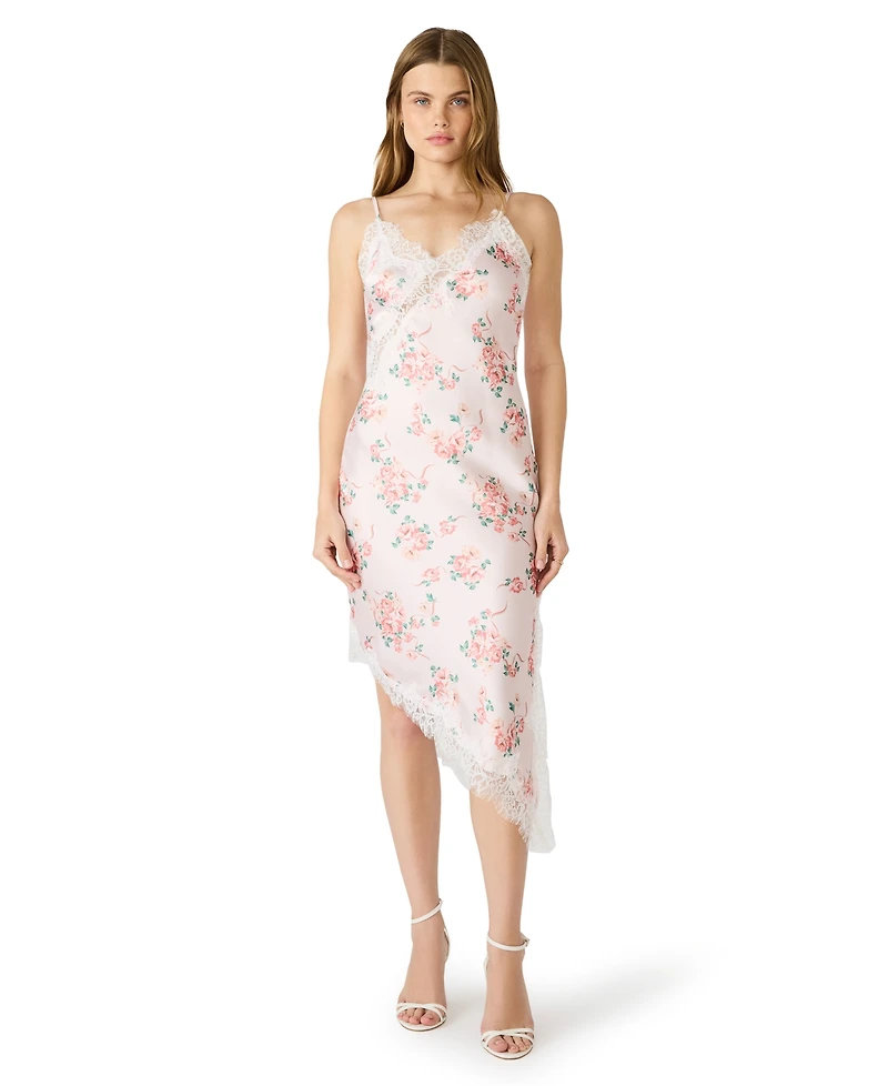 Steve Madden Women's Printed V-Neck Midi Dress