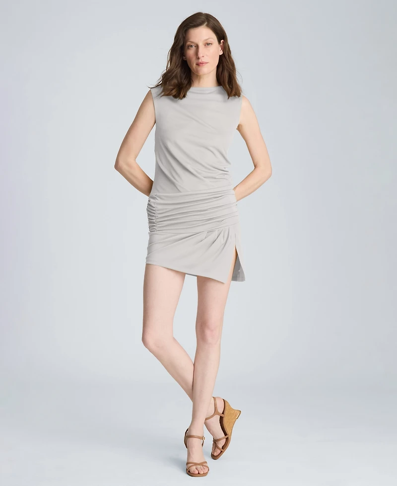 Kenneth Cole Women's Ruched Sleeveless Mini Dress