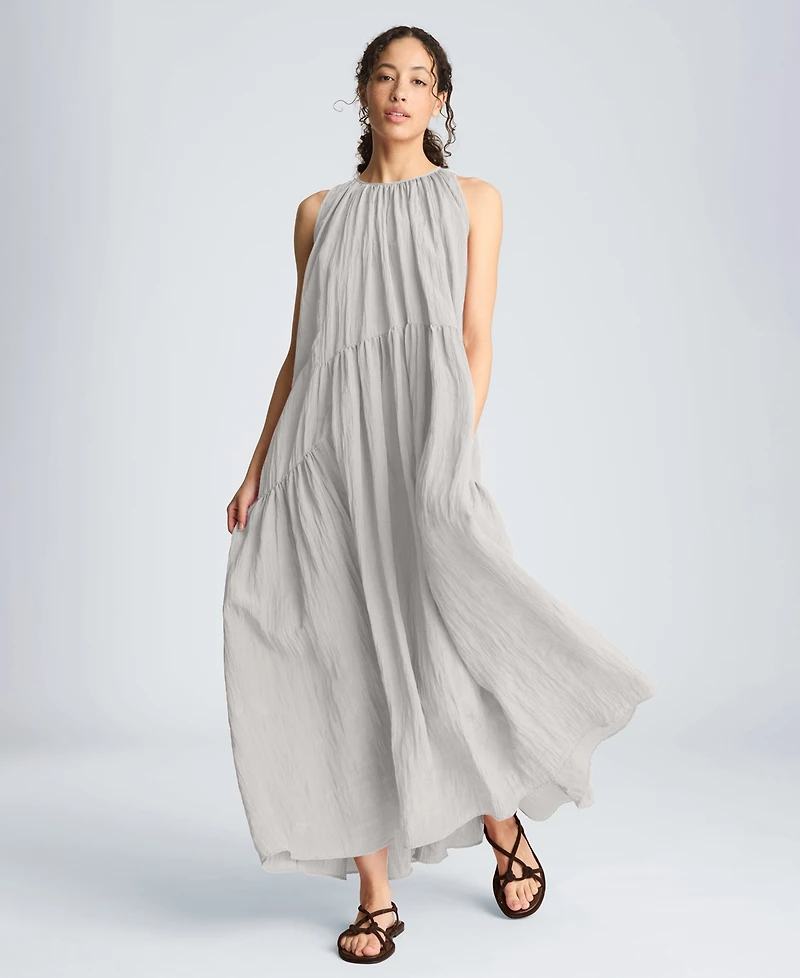 Kenneth Cole Women's Halter Neck Tiered Maxi Dress
