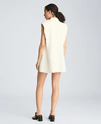 Kenneth Cole Women's Sleeveless V-Neck Blazer Mini Dress