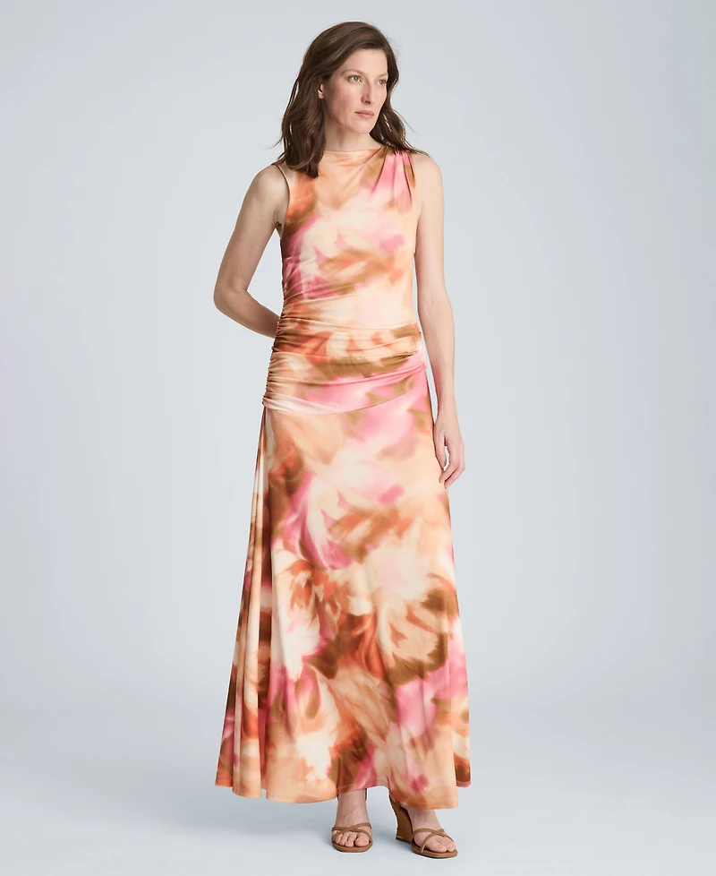 Kenneth Cole Women's Printed Sleeveless Maxi Dress