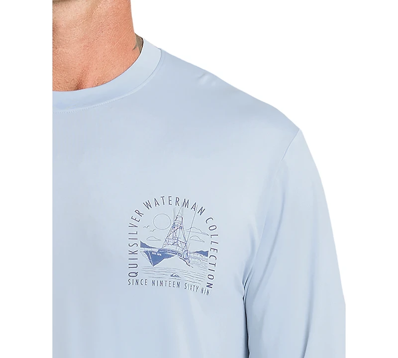 Quiksilver Waterman Men's Long-Sleeve Cool Breeze T-Shirt