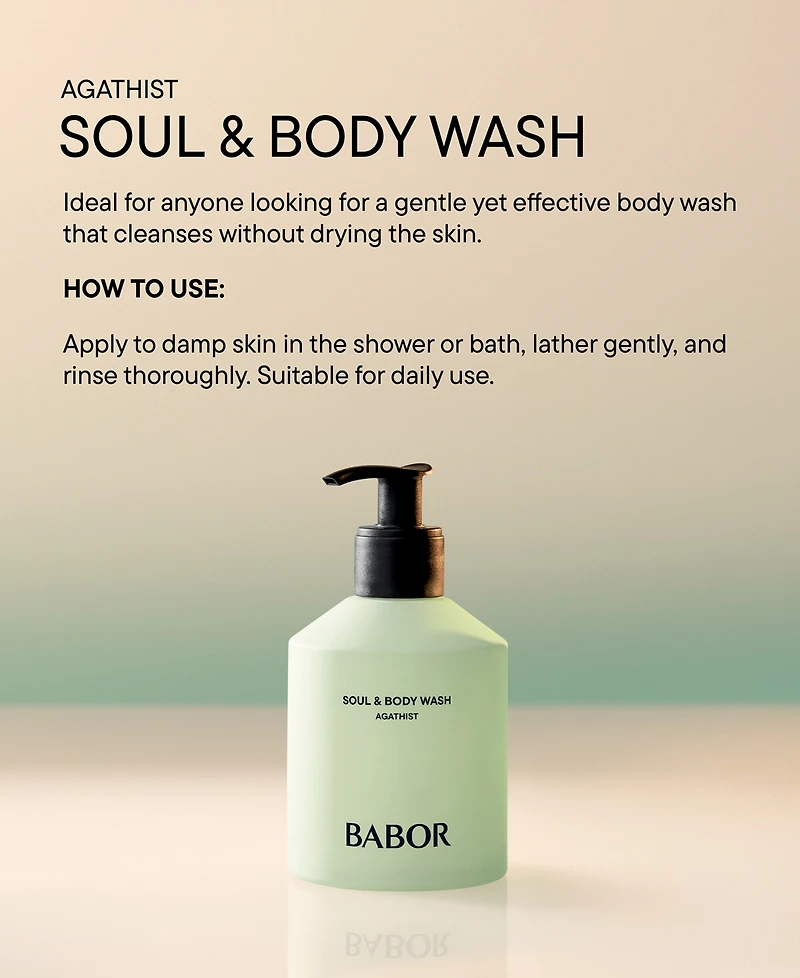 Babor Soul and Body Agathist Body Wash, 8.4 oz.