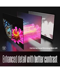 Westinghouse 50" Mini-led 4K Uhd Roku Tv w/ Qled, Dolby Vision, Apple HomeKit & AirPlay 2