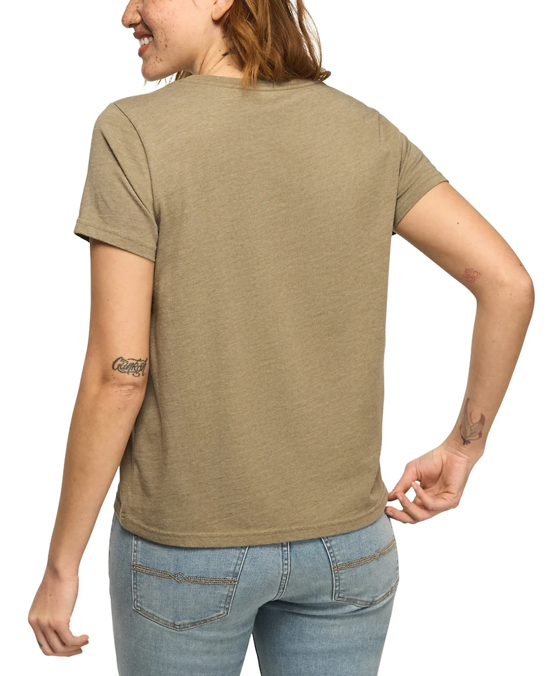 Lucky Brand Women's Floral Rose Crewneck Graphic T-Shirt