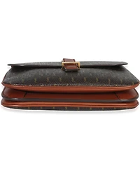 Pre-Owned Saint Laurent Brown Canvas Le Monogramme Small Sac Besace Shoulder Bag