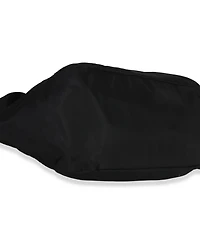 Pre-Owned Prada Black Tessuto Saffiano Leather Large Weekender Tote