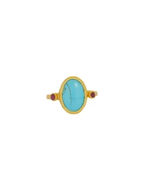Ottoman Hands Lucia Turquoise Cocktail Ring