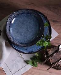 Porto Brasil Stoneware Linhas Dinner Plates