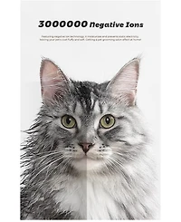 Zeus & Ruta Pet Hair Dryer Room with 3-Speed Modes, Dual-Temp Wind (32-40 aC), 5-120 Min Timer