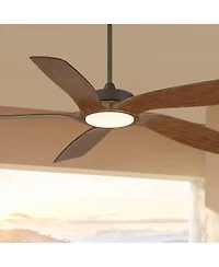 Casa Vieja Mach-5 Led Ceiling Fan