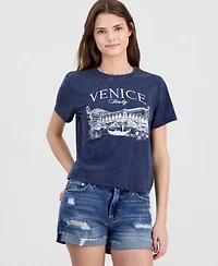 Rebellious One Juniors' Venice Graphic T-Shirt