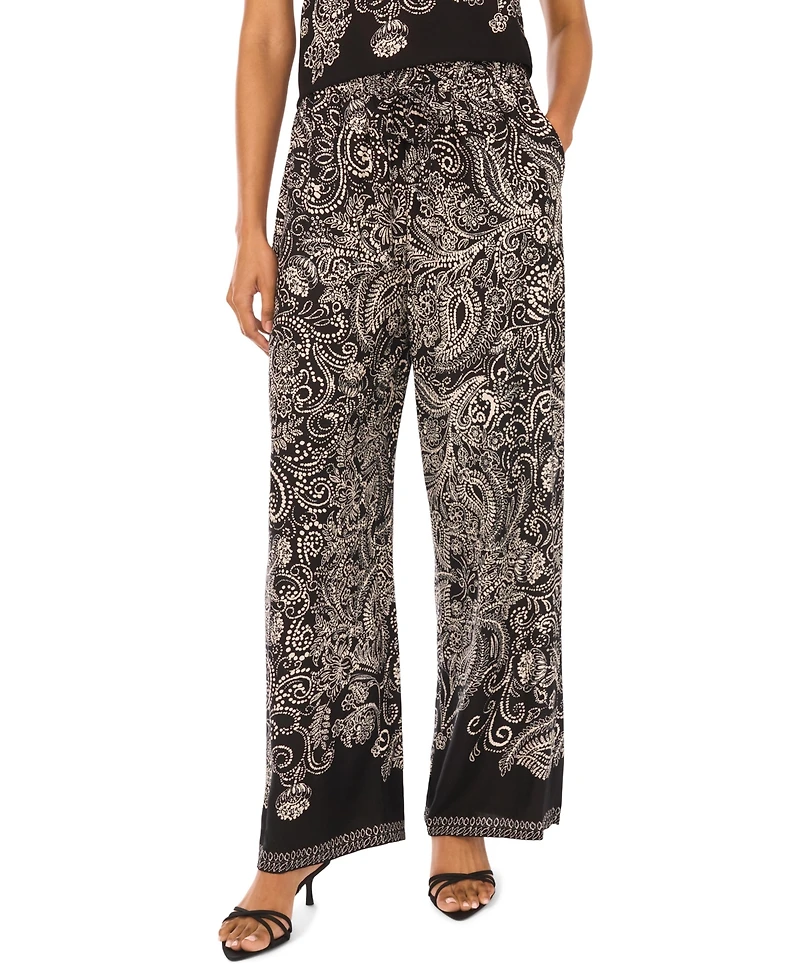 Vince Camuto Women's Wide Leg Elastic Pants