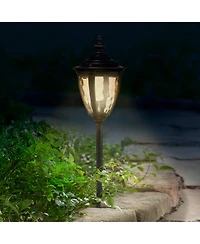 John Timberland Uvas 22 1/2" High Traditional Outdoor Landscape Path Lights Porch House Set of 2 Led Bulb Finish