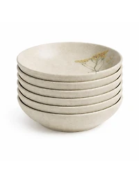 Porto Brasil Campestre Stoneware Salad Bowls, Set of 6