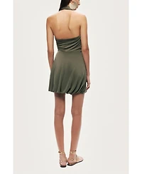 Nocturne Women's Draped Halter Mini Dress