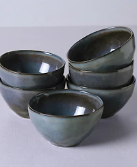 Porto Brasil Stoneware Soup Bowls, Set of 6