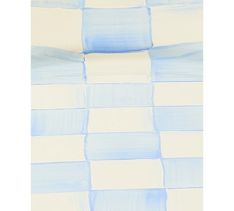 MacKenzie-Childs Sky Check Dinner Plate