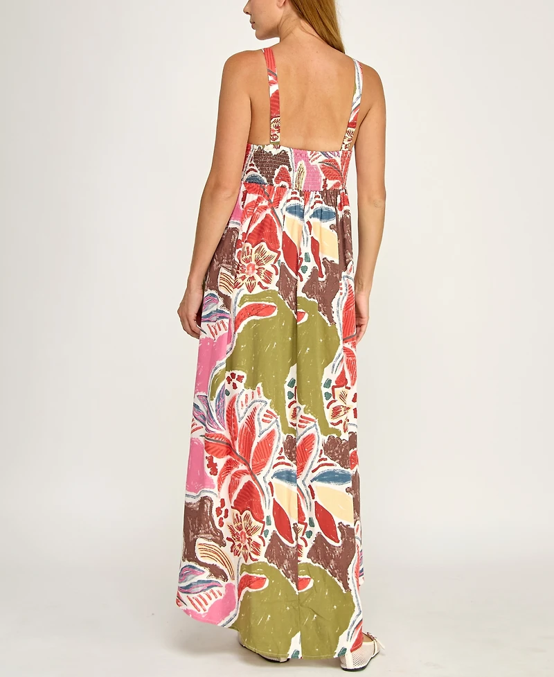 Beauty & Grace Women's Twist Front Halter Dress